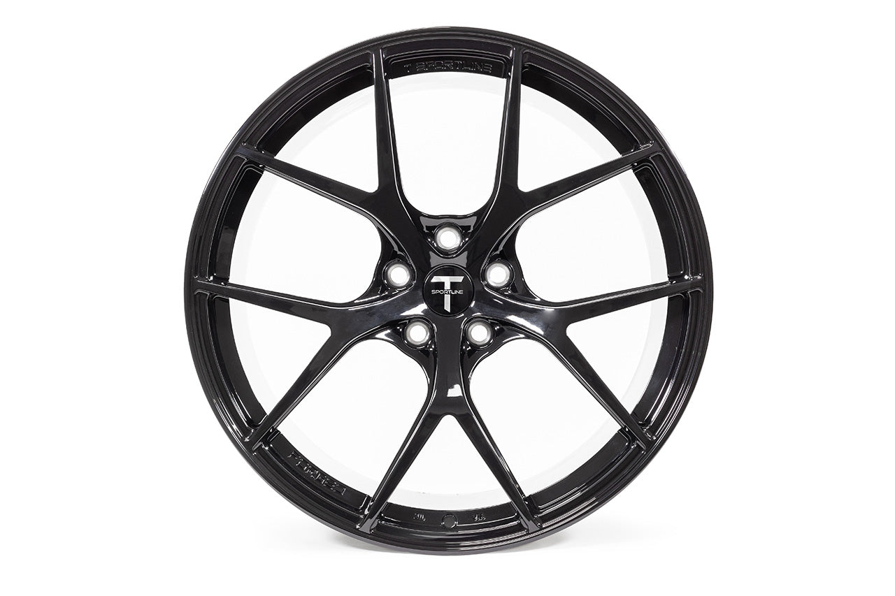 Tesla Model S TXL115 21" Fully Forged Lightweight Tesla Wheel and Tire Package (Set of 4) Overstock Blowout Special!