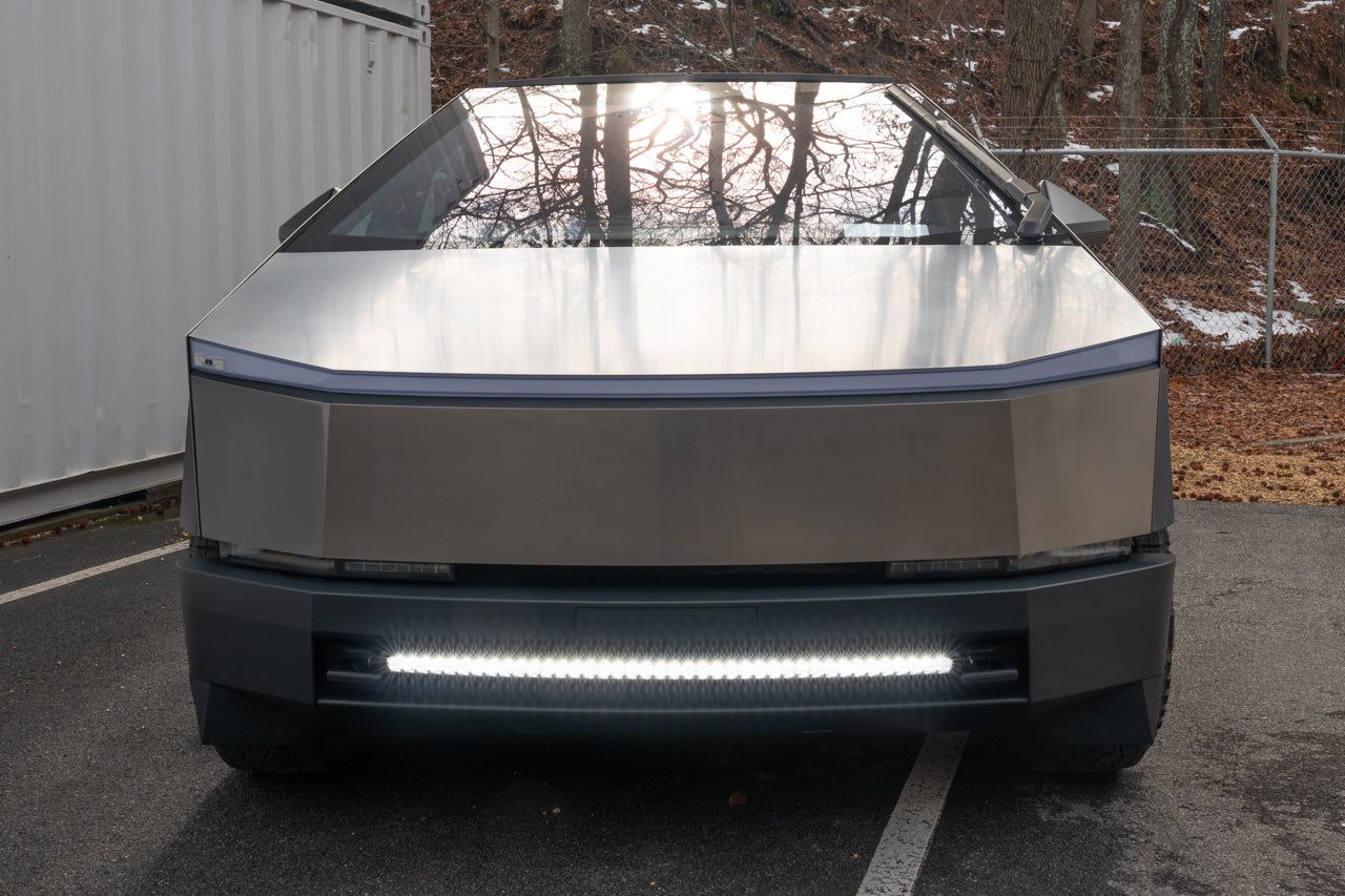 How to Install Tesla Cybertruck Grill Mounted 40" Light Bar
