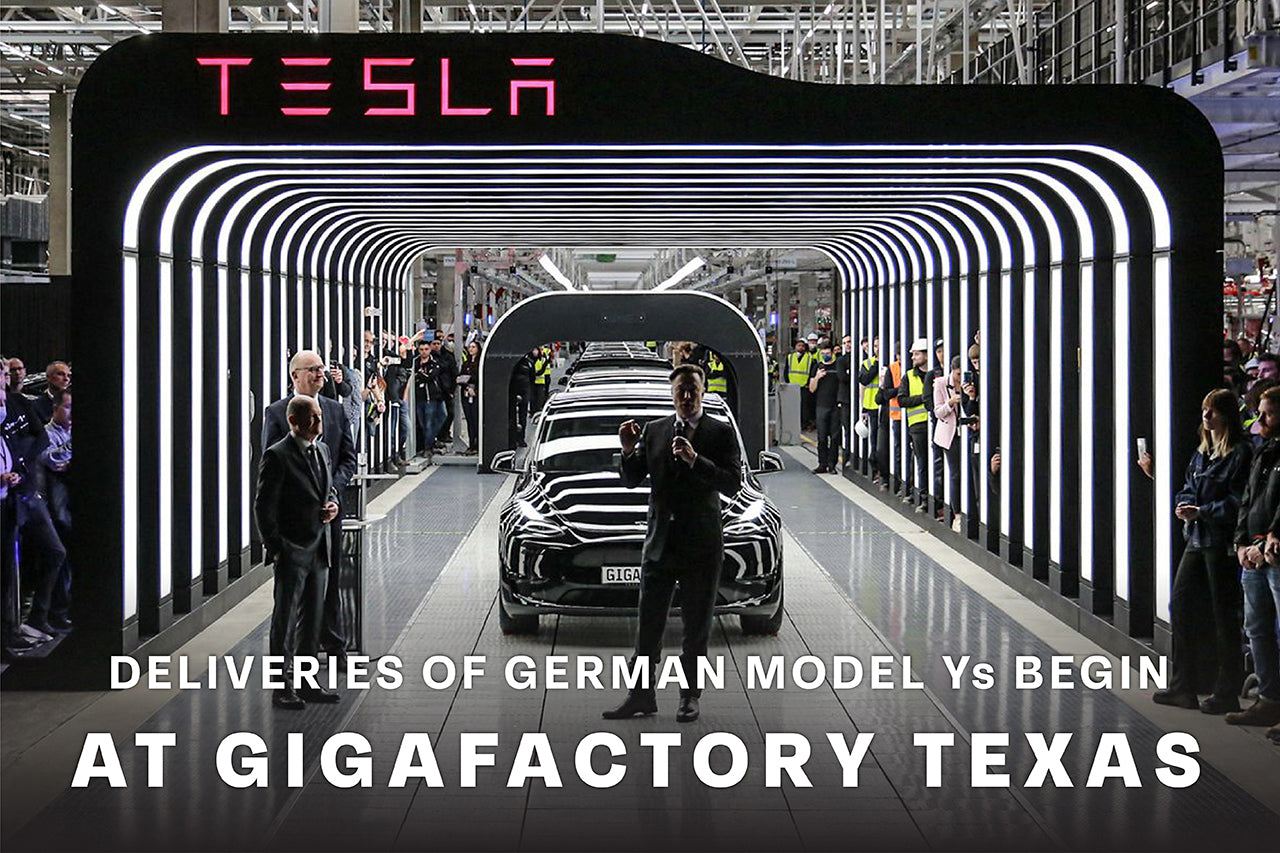 Gigafactory Berlin Delivers their First Model Ys!