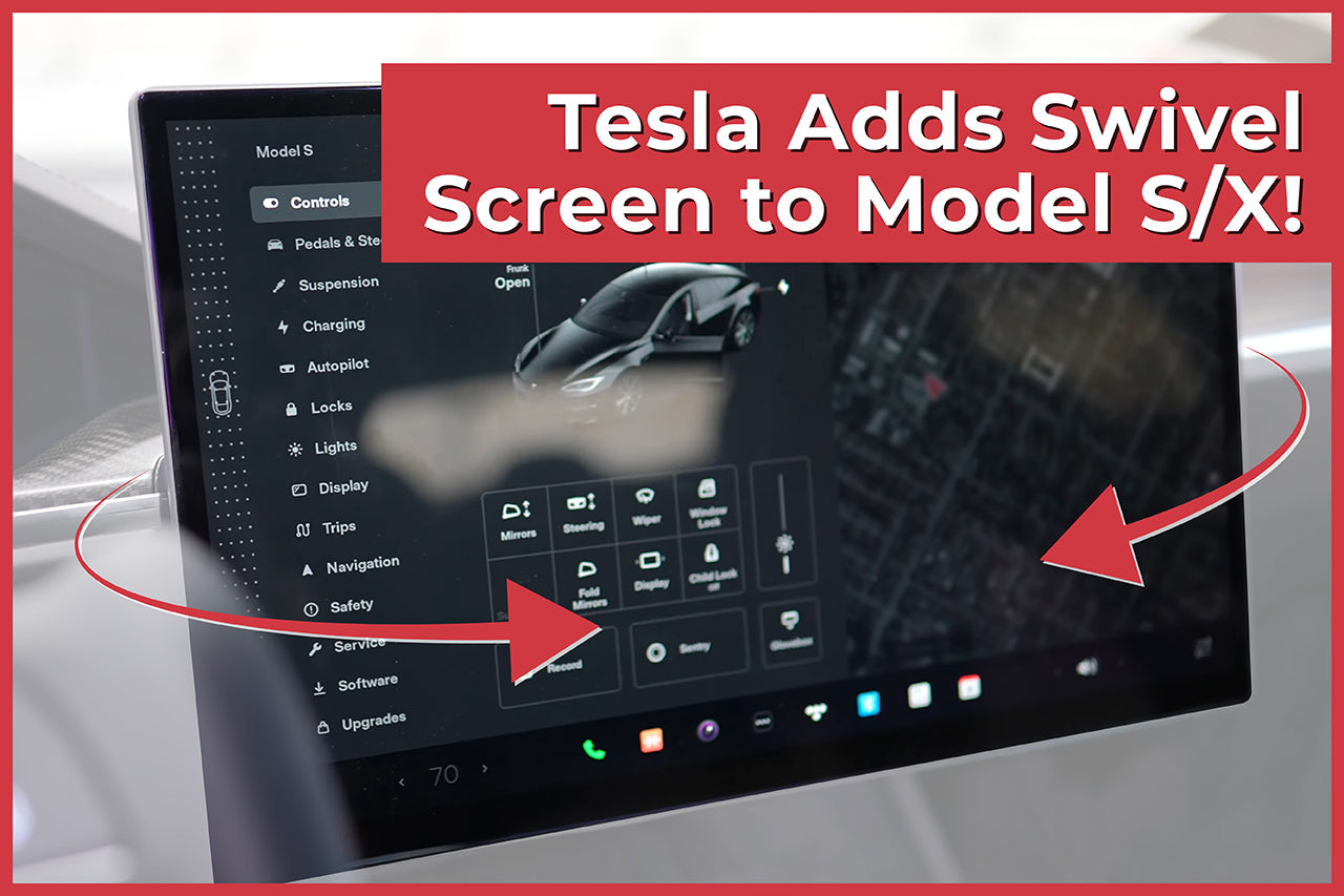 Tesla Adds Swivel Screen to Model S/X!