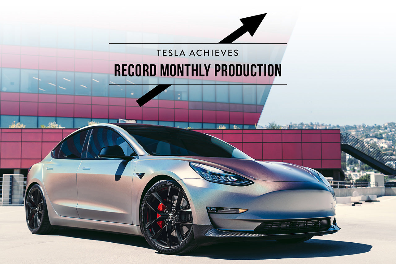 Tesla Achieves Record Monthly Production