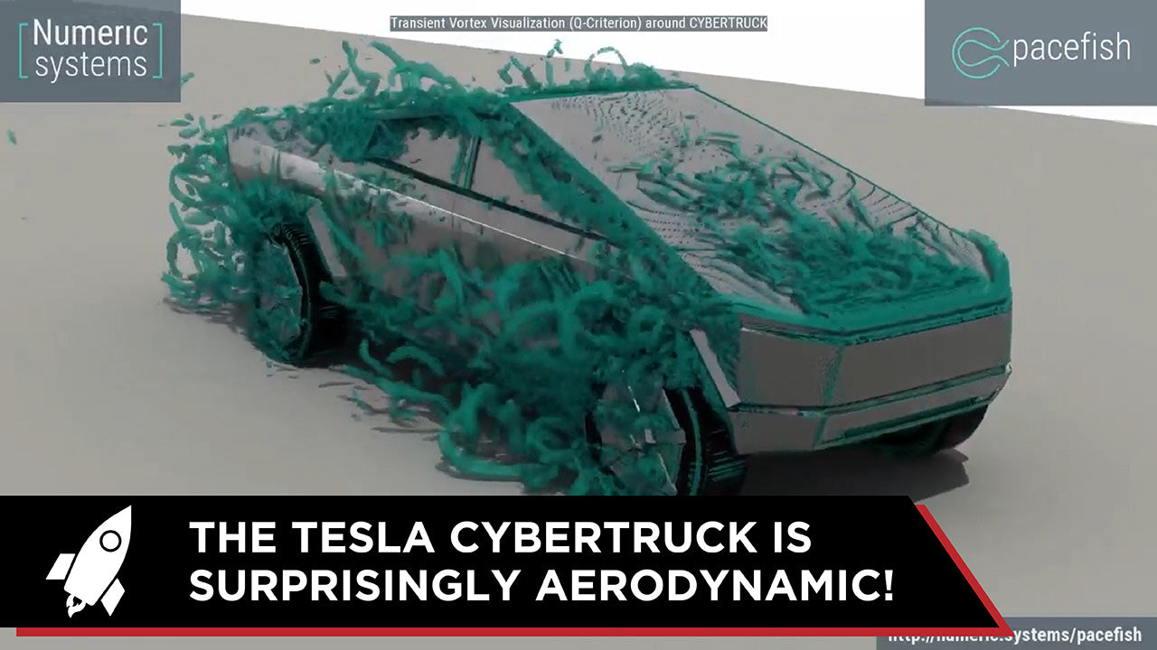 🚀 The Tesla Cybertruck is surprisingly aerodynamic!