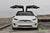 Pearl White Tesla Model X - White Interior