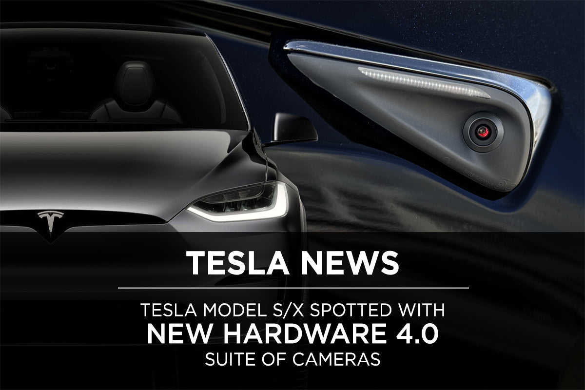 Tesla Model S/X Spotted with New Hardware 4.0 Suite of Cameras