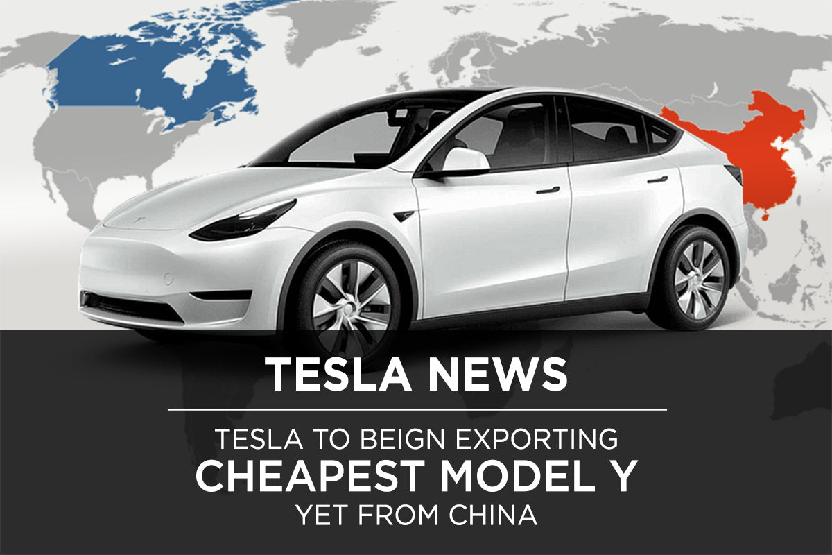 Tesla to Begin Exporting Cheapest Model Y Yet from China