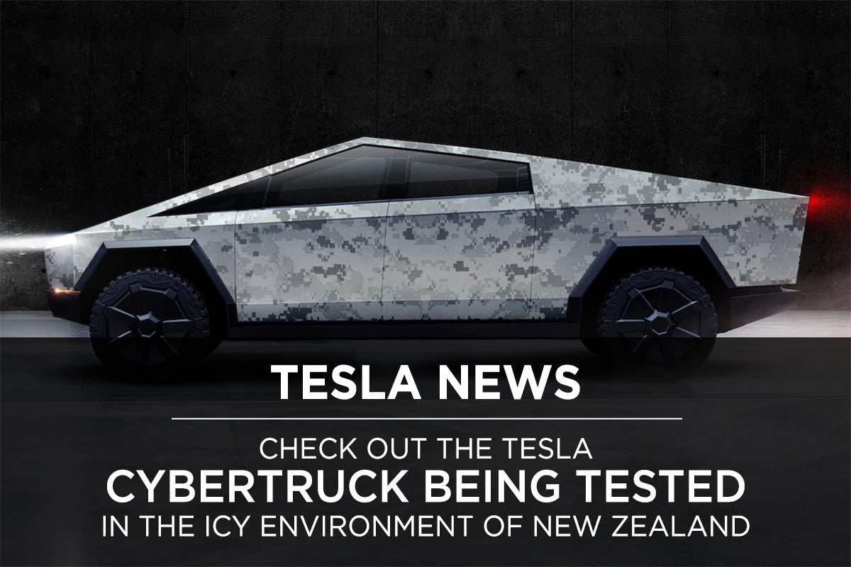 Tesla Cybertruck Being Tested in Icy Environment