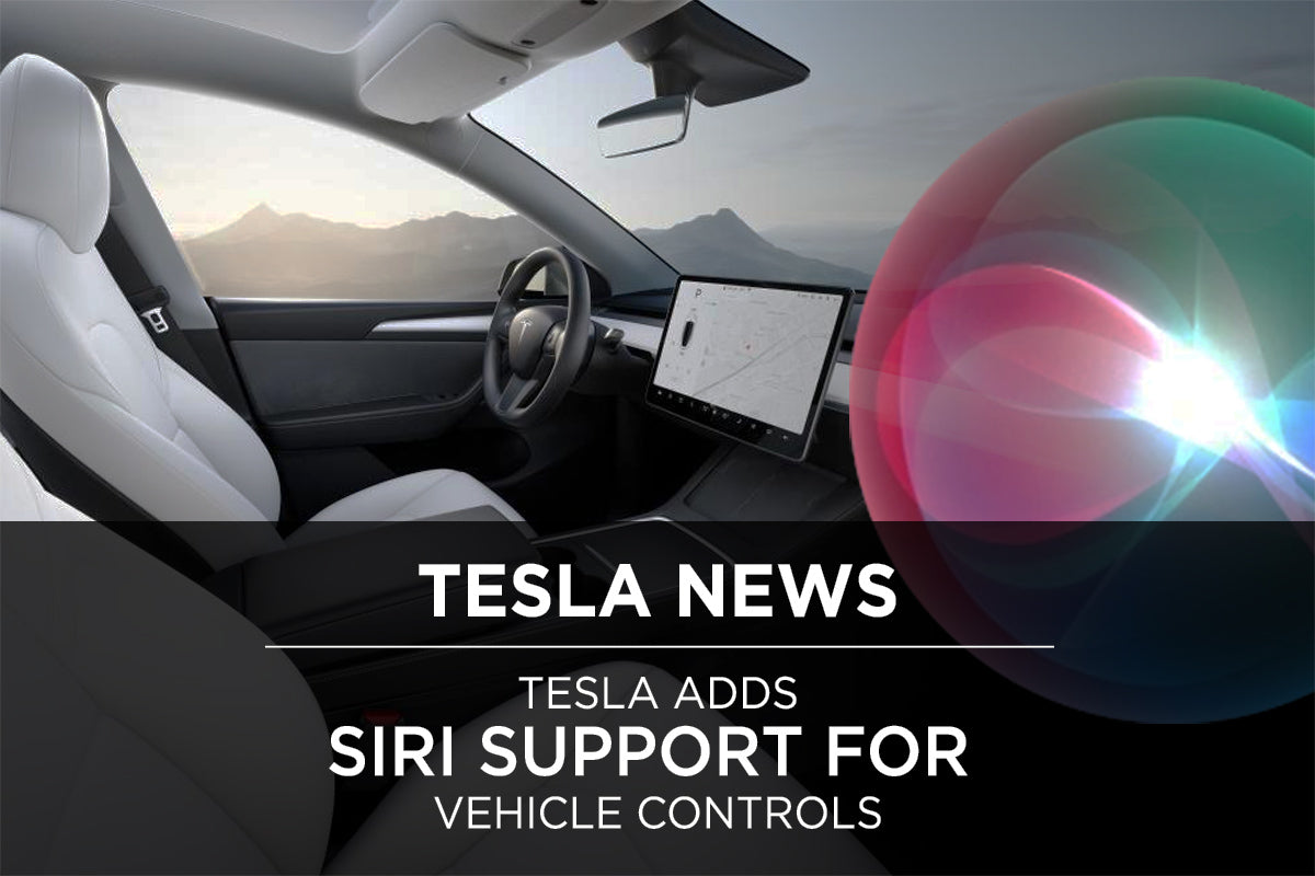 Tesla Adds Siri Support for Vehicle Controls