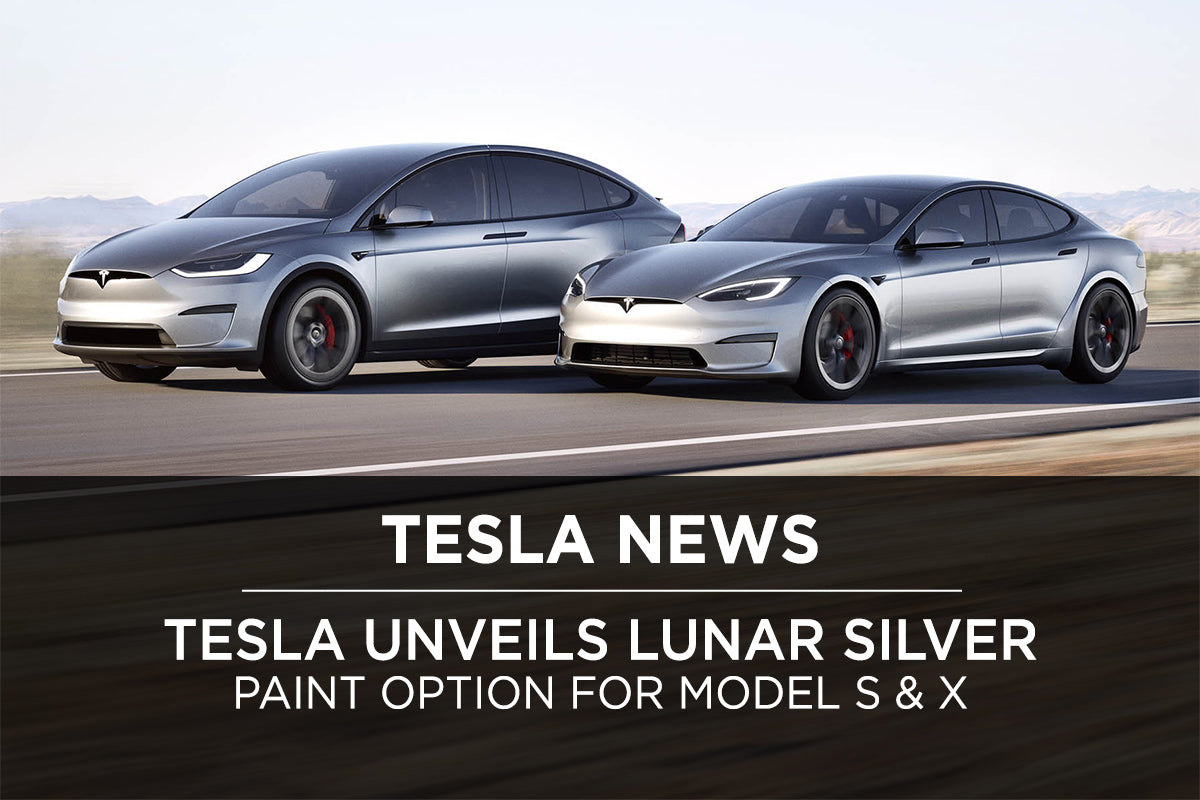 Tesla Unveils Lunar Silver Paint Options for Model S & X