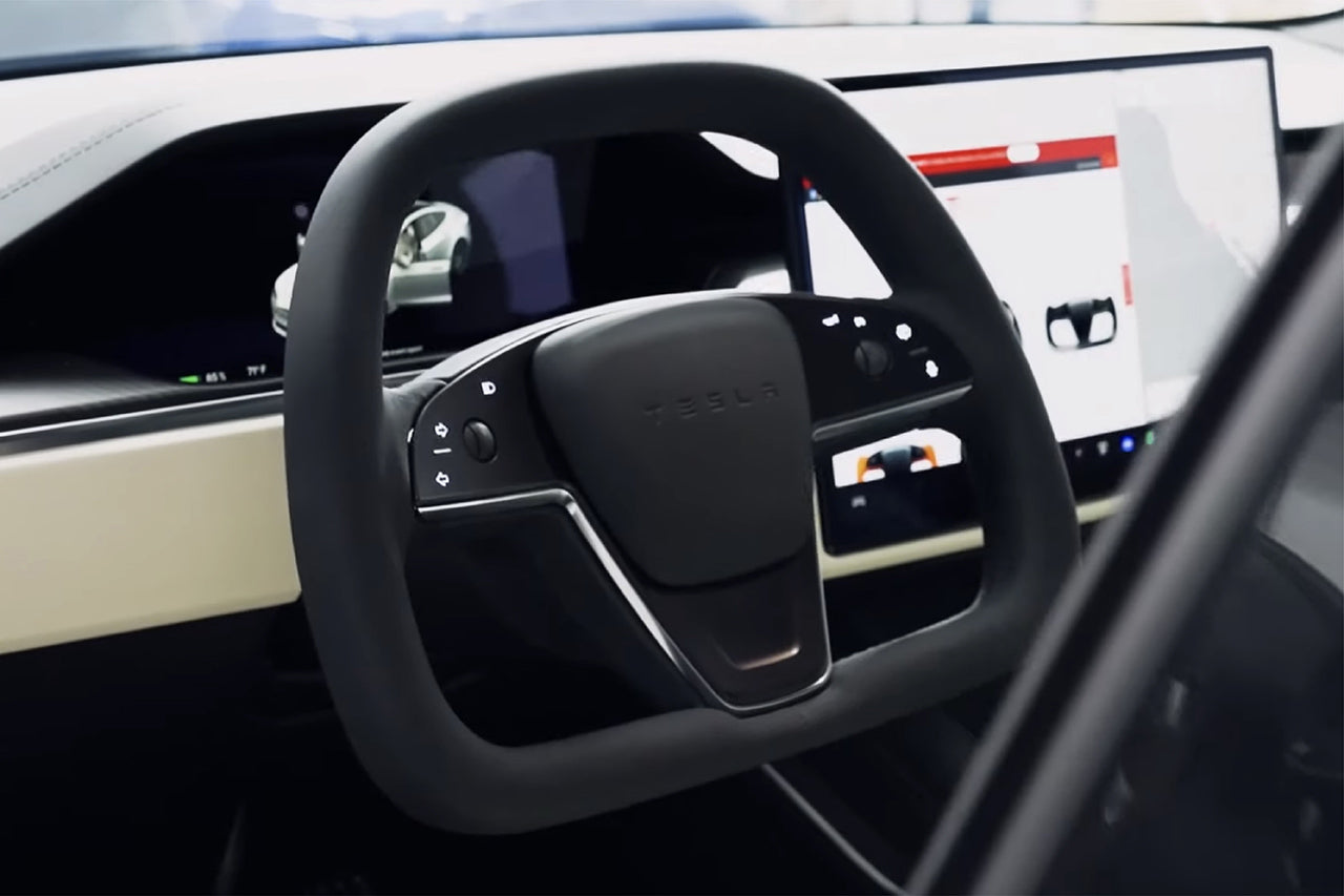 How to Install T Sportline Tesla Model S / X Yoke Replacement 360 Steering Wheel - DIY Instructions