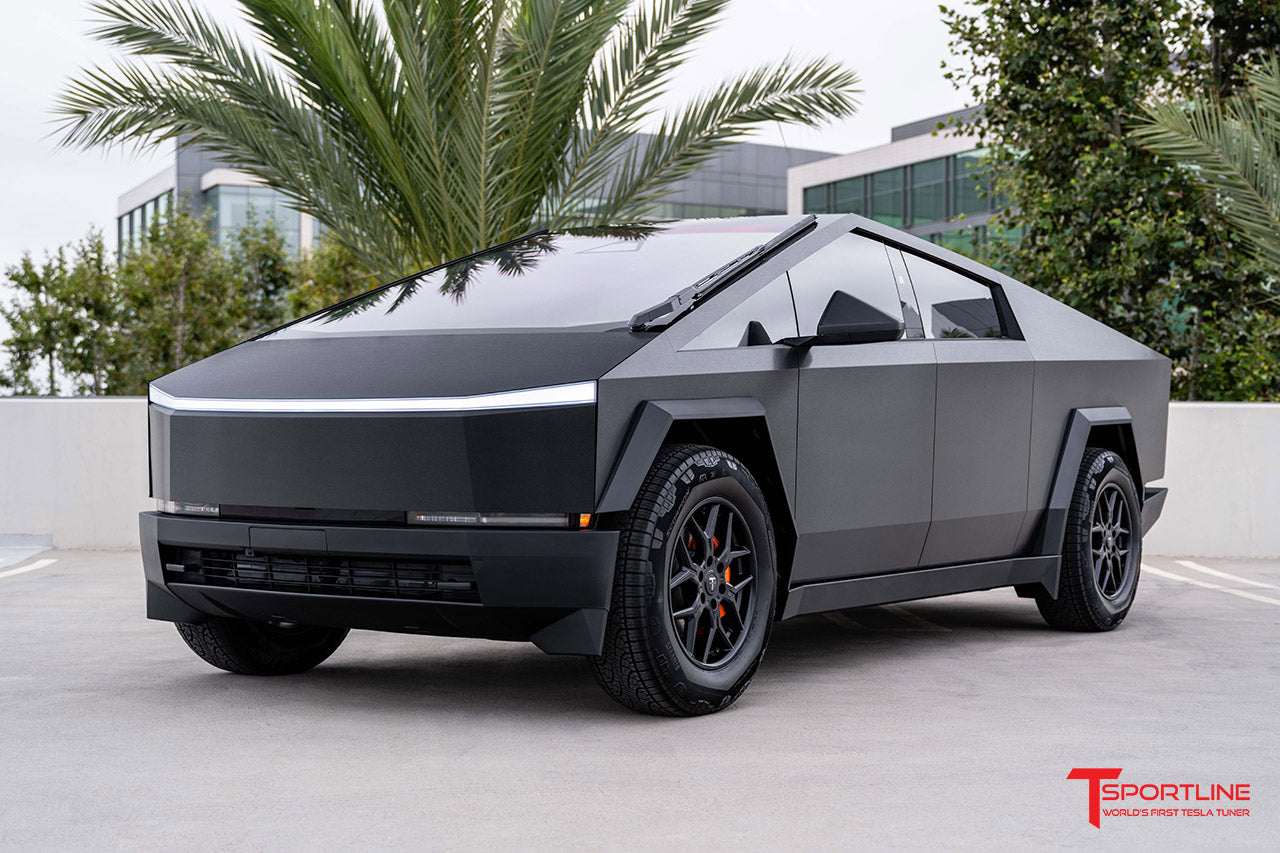 3M Brushed Black Metallic Tesla Cybertruck with 20