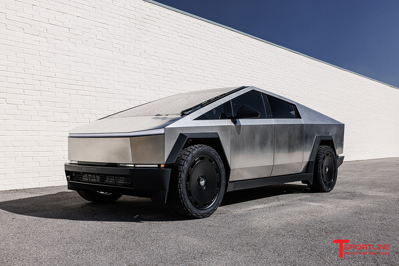 Cybertruck with CTM 24" Fully Forged Lightweight Wheels