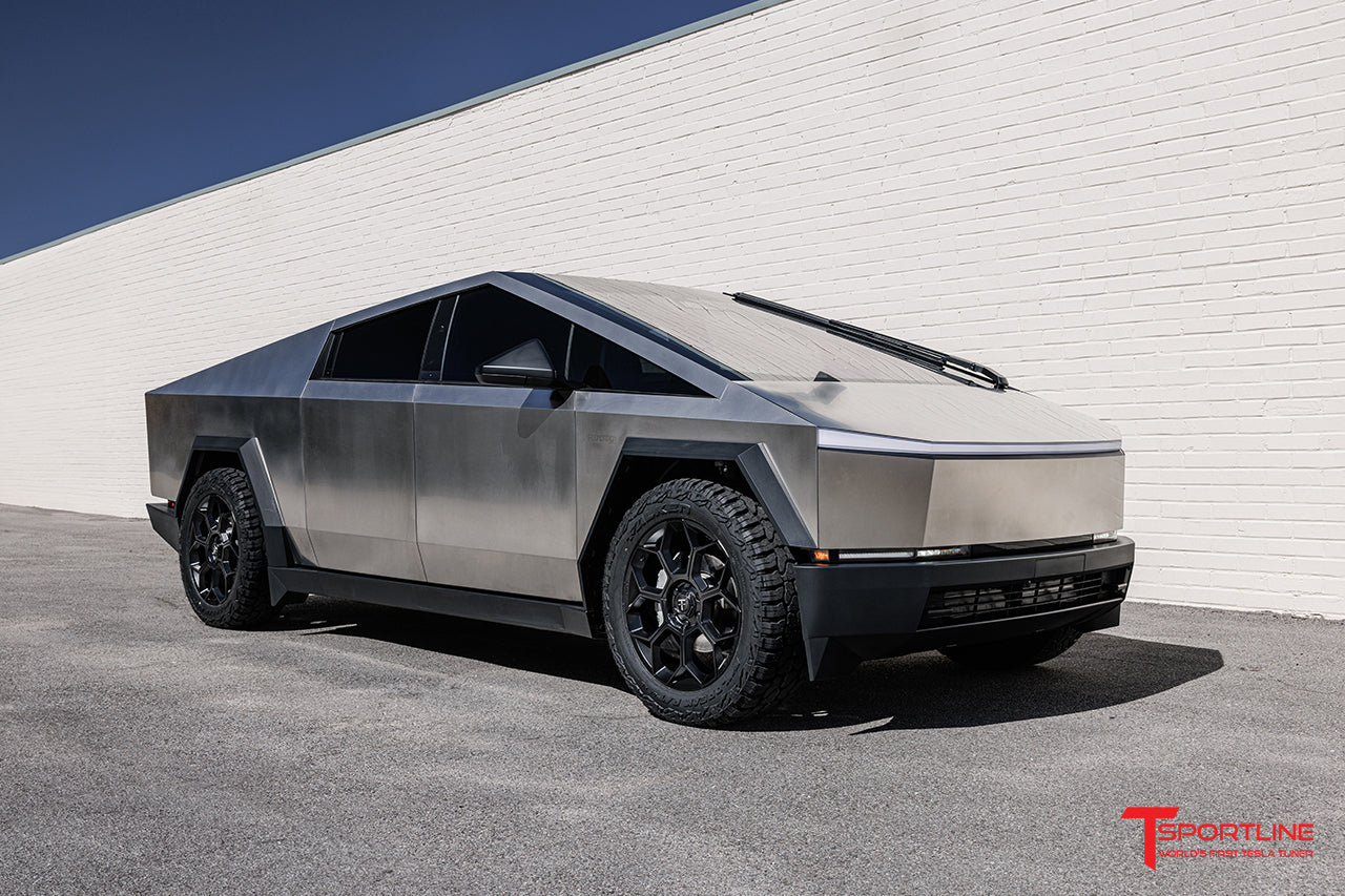 Cybertruck with CT7 22" Fully Forged Lightweight Wheels