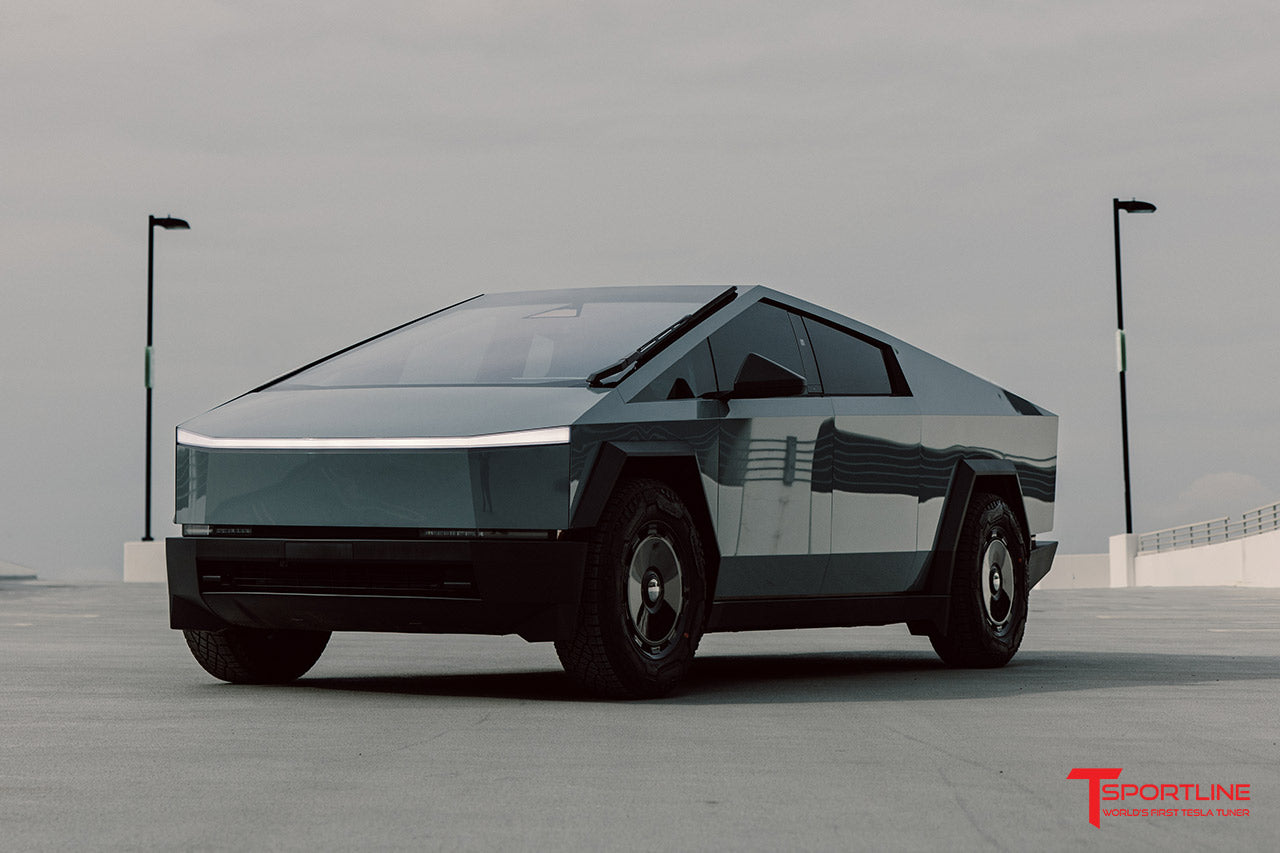 Inozetek Nardo Gray Cybertruck with CTM 20" Fully Forged Lightweight Wheels