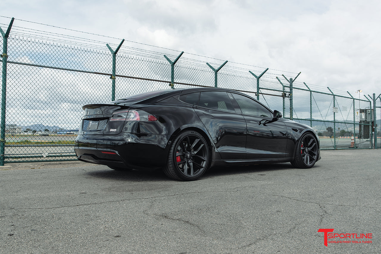 Black Model S Plaid 21" with TSSF in Matte Black by T Sportline