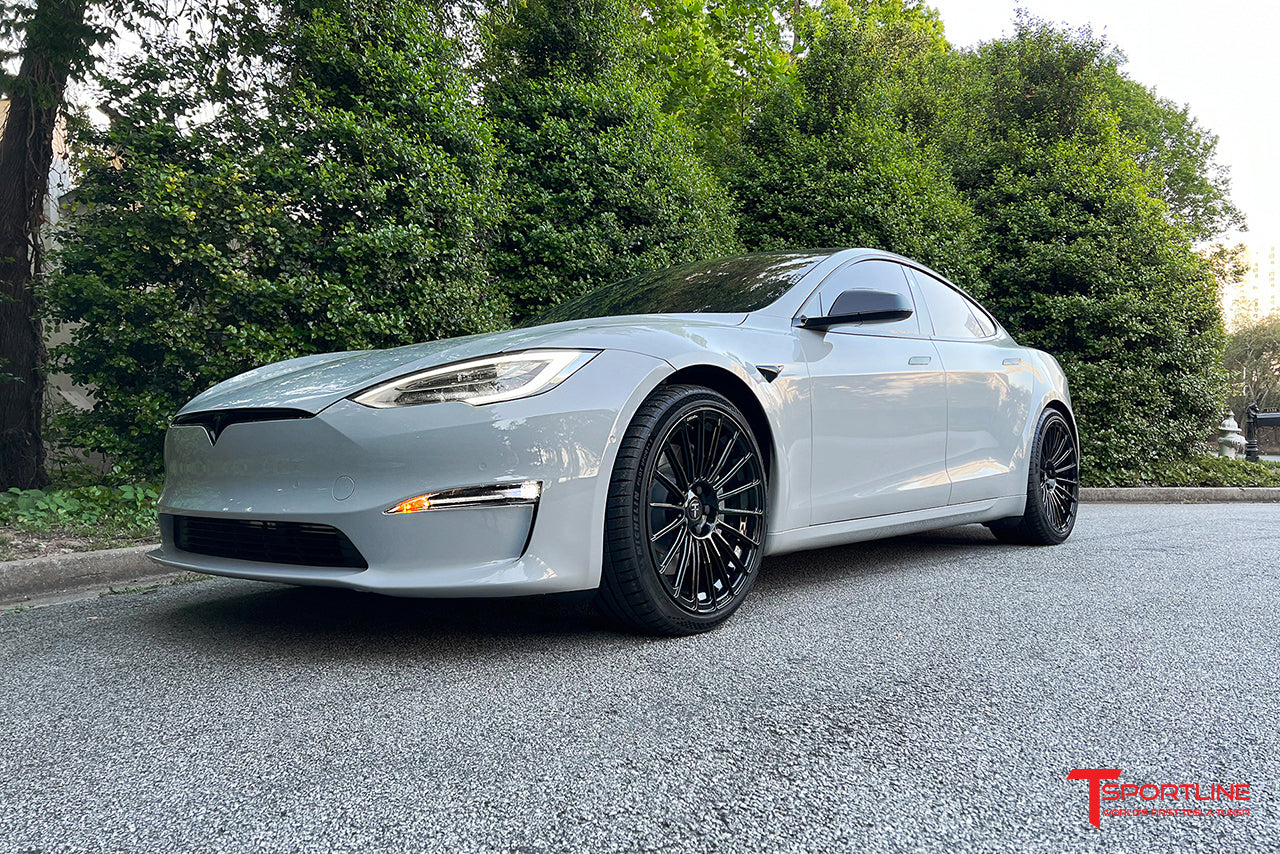 Inozetek Chalk Gray Tesla Model S with 21