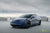 Deep Blue Metallic Tesla Model 3 with Blue Leather Perforated Insignia Interior Seat Upgrade