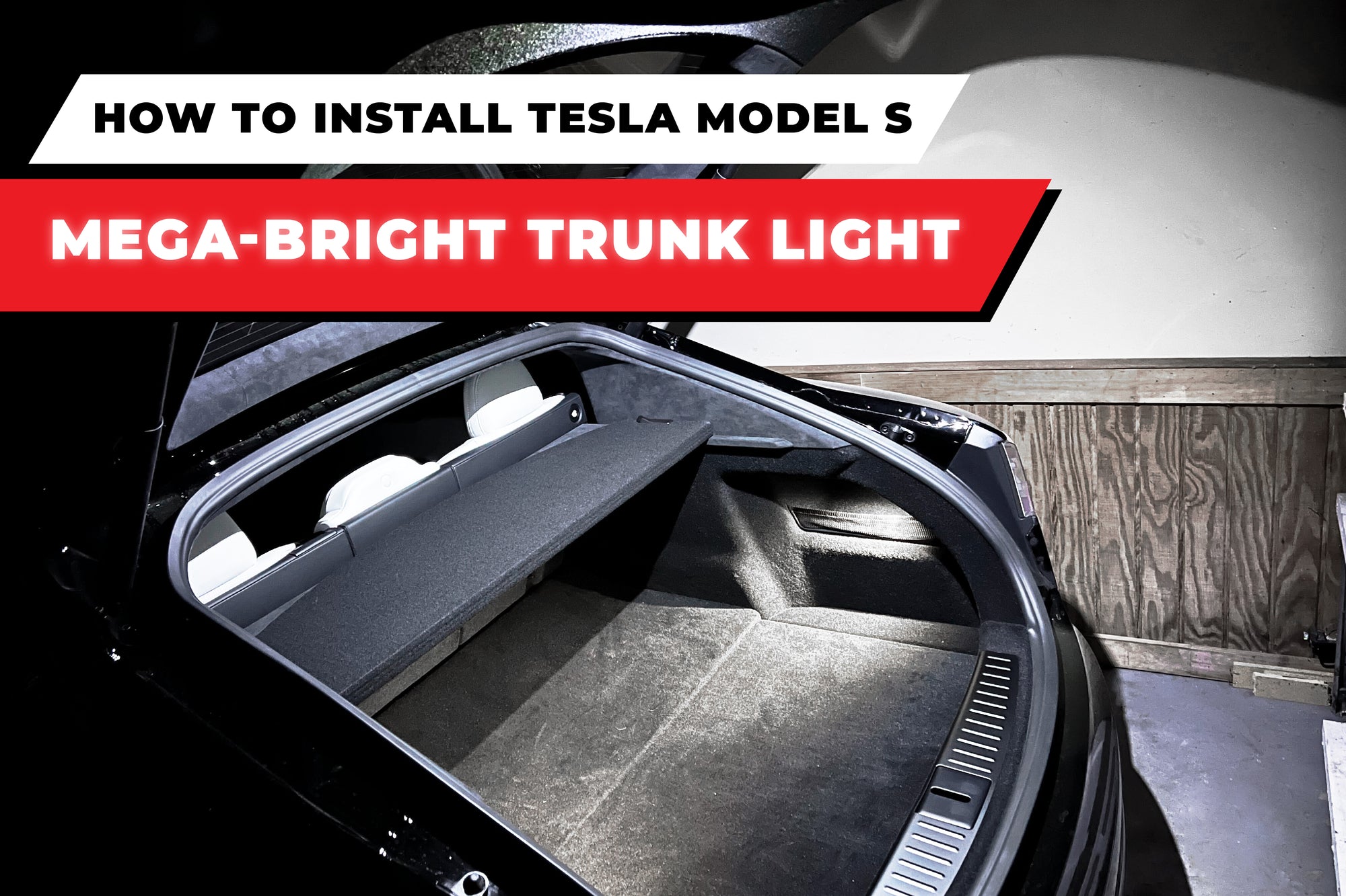 How To Install: Rear Hatch Mega-Bright 8x LED Light - T Sportline - Tesla  Model S, 3, X & Y Accessories