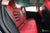 Tesla Model 3 Custom Leather Interior Kit - Red Leather - Suede Black - Perforated by T Sportline