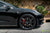 Black Tesla Model 3 with Matte Black 20" TSS Flow Forged Wheels by T Sportline 