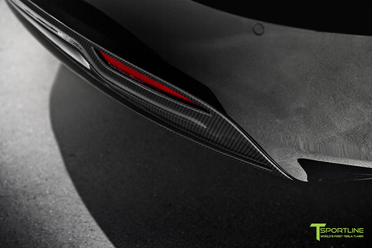 Black Tesla Model S 2.0 Facelift with Carbon Fiber Rear Diffuser by T Sportline
