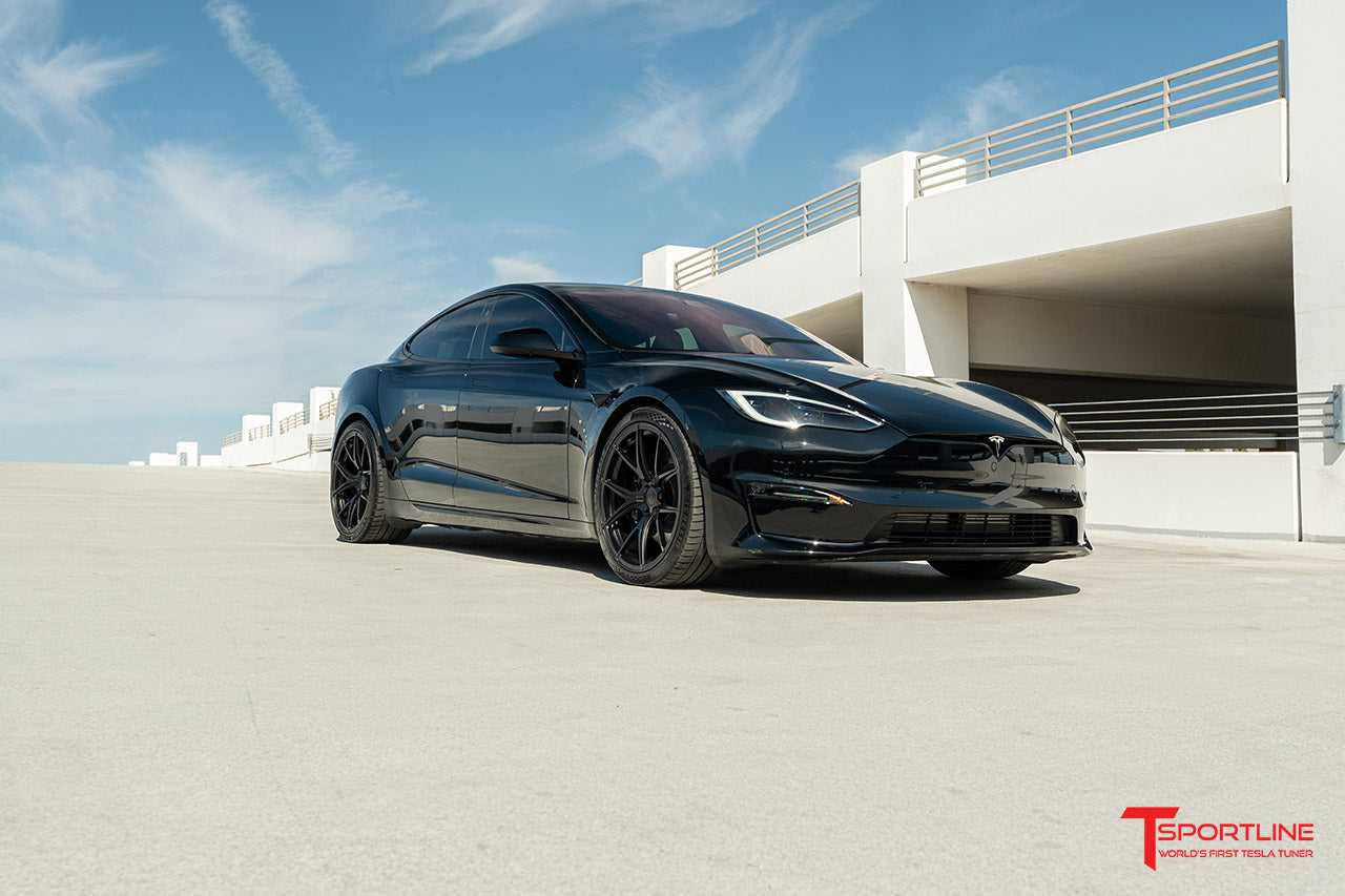 Black Model S 2021 Refresh with Sage Custom Interior