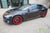 Blue Tesla Model S 1.0 with Imperial Red 21 inch TS117 Forged Wheels 