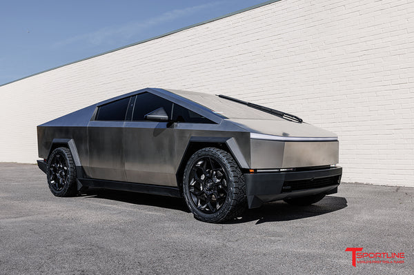 Cybertruck with CT7 24" Fully Forged Lightweight Wheels