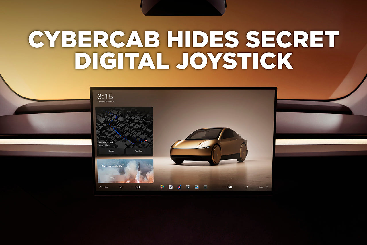 Cybercab Hides Secret Digital Joystick