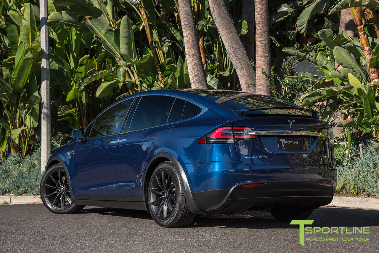 ●BLUE ELEPHANT● TIAGOS matte black 03830 Deep Blue Metallic Model X with 20