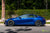 Deep Blue Metallic Tesla Model S with 19" TSS Flow Forged Wheels in Matte Black by T Sportline 