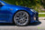 Deep Blue Metallic Tesla Model S with 19" TSS Flow Forged Wheels in Space Gray by T Sportline 