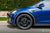 Deep Blue Metallic Tesla Model X with 20" TSS Flow Forged Wheels in Gloss Black by T Sportline 