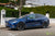 Deep Blue Metallic Tesla Model X with 20" TSS Flow Forged Wheels in Matte Black by T Sportline 