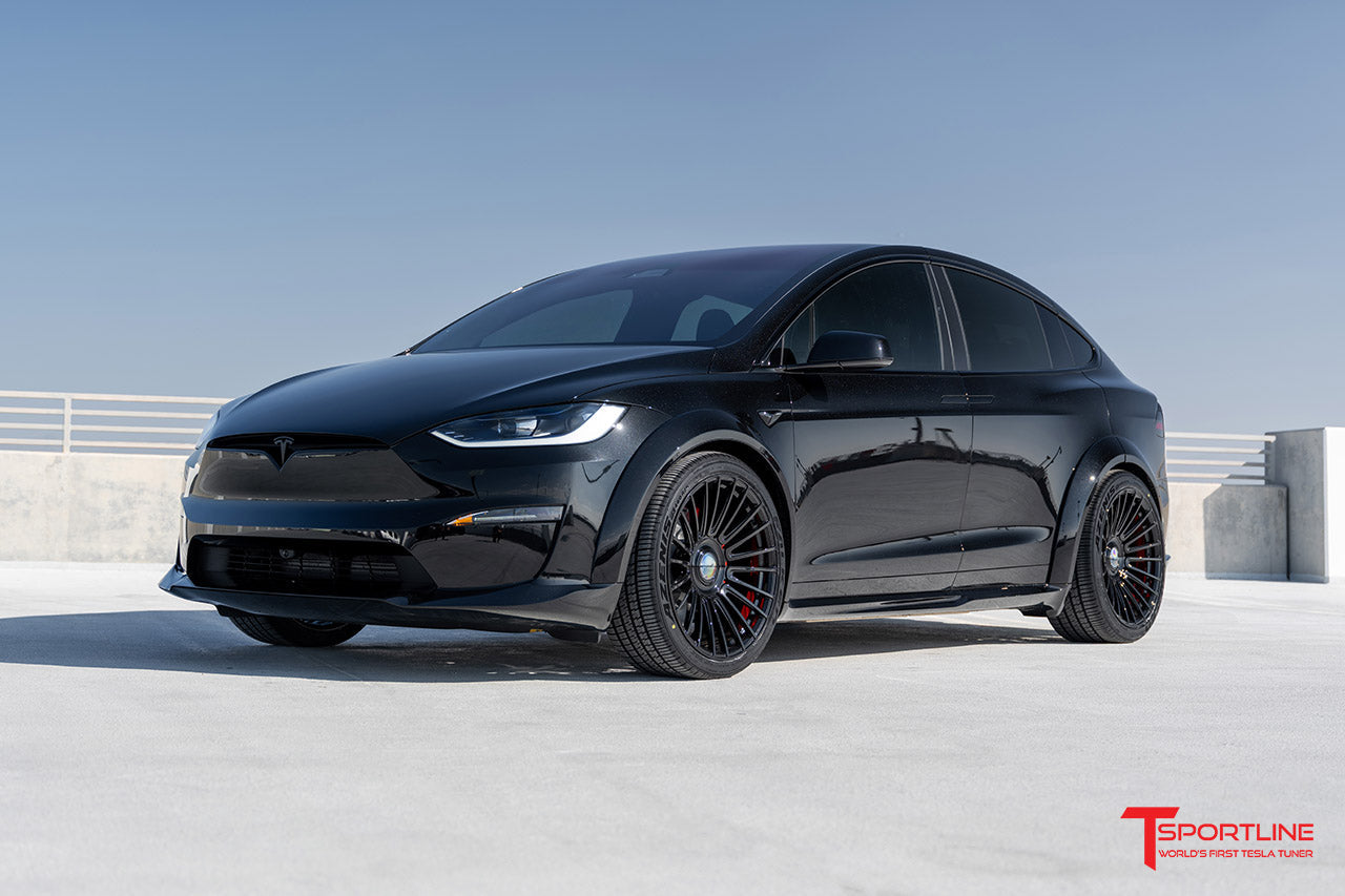 Diamond Black Tesla Model X T Largo R