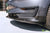 Midnight Silver Metallic Tesla Model 3 with Carbon Fiber Front Apron (Lip/Splitter) by T Sportline 