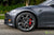 Midnight Silver Metallic Tesla Model S with 20" TSS Flow Forged Wheels in Space Gray by T Sportline 