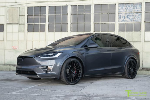 Midnight Silver Metallic Model X - White Interior - T Sportline - Tesla ...