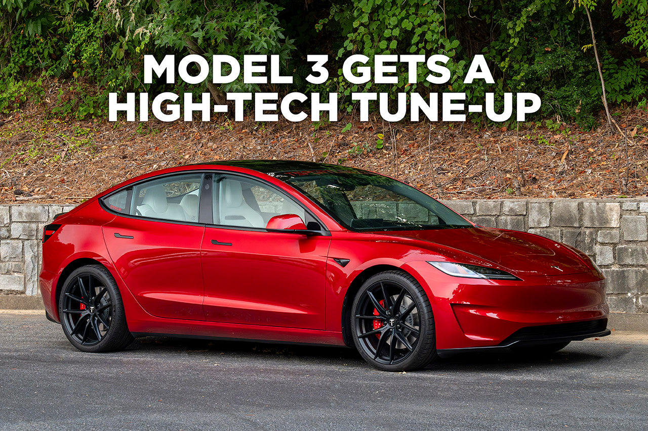 Tesla Model 3 Gets A High-Tech Tune-Up
