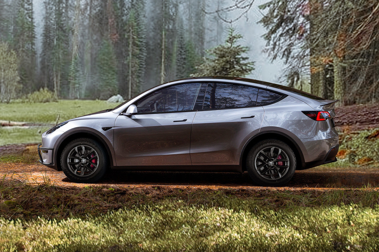 New Tesla Model Y Colors: Quicksilver & Midnight Cherry Red