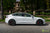 Pearl White Tesla Model 3 with 20" TSS Flow Forged Wheels in Gloss Black by T Sportline 