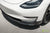 Pearl White Tesla Model 3 with Carbon Fiber Front Apron (Lip/Splitter), Side Skirts, Rear Diffuser, Executive Trunk Wing Lip Spoiler by T Sportline