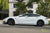 Pearl White Tesla Model S P100D with Matte Black TS115 Forged Wheels, Digital License Plate, and Carbon Fiber Sport Package (Front Apron, Trunk Wing, Rear Diffuser) by T Sportline 