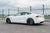 Pearl White Tesla Model S with Matte Black 20" TST Flow Forged Wheels by T Sportline