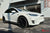 Pearl White Tesla Model X with 22" TSS Wheels in Satin Black