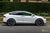 Pearl White Tesla Model X with 22" TSS Flow Forged Wheels in Matte Black by T Sportline 