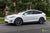 Pearl White Tesla Model X with 22" TSS Flow Forged Wheels in Space Gray by T Sportline 