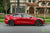 Red Multi-Coat Tesla Model 3 with 20" TSS Flow Forged Wheels in Gloss Black by T Sportline 