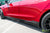 Red Multi-Coat Performance Tesla Model 3 with Carbon Fiber Tesla Model 3 Front Apron (Front Splitter or Front Lip), Rear Diffuser, Side Skirt, and Rear Trunk Wing by T Sportline 