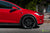 Red Multi-Coat Tesla Model X with 22" TSS Flow Forged Wheels in Matte Black by T Sportline 