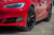 Red Multi-Coat Model S 2.0 with 19" TST Tesla Wheel in Matte Black 